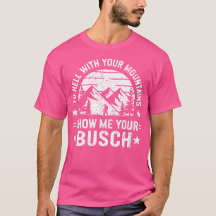 Mütter, die mit Ihren Bergen zu Hause sind, zeigen T-Shirt