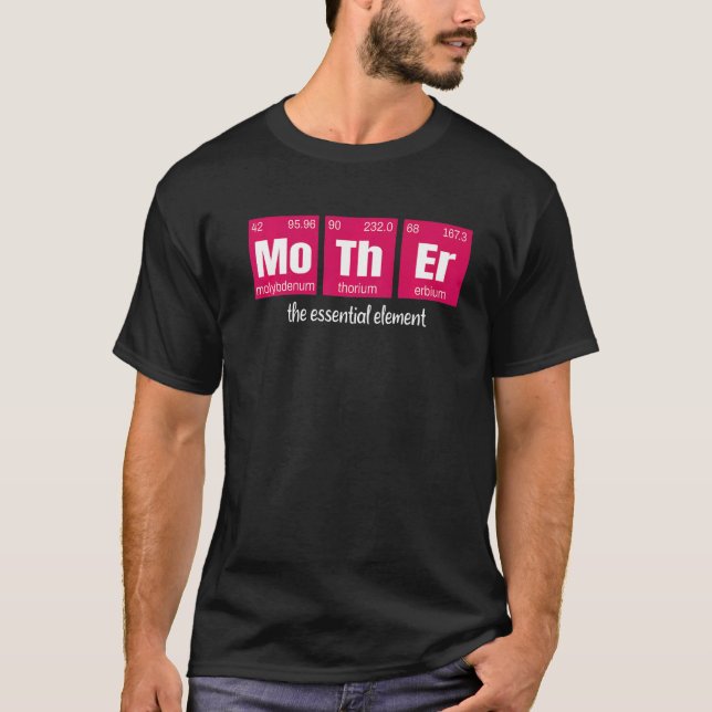 Mutter: die wissenschaftliche Mama des wesentliche T-Shirt (Vorderseite)