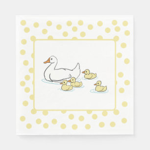 Mutter Duck and Duckling Baby Showpaper Napkin Serviette