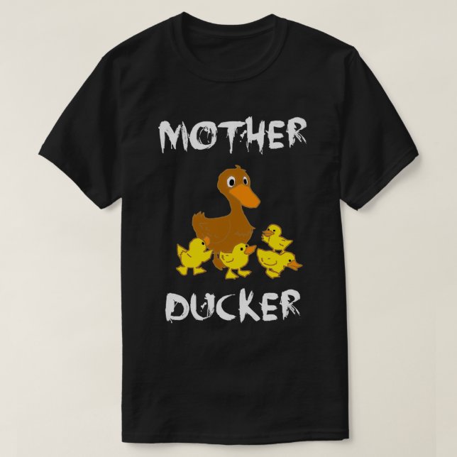 Mutter Ducker Classic Thirt T-Shirt (Design vorne)