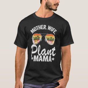 Mutter Ehefrau Pflanze Mama Sukkulente Gärtnerin M T-Shirt