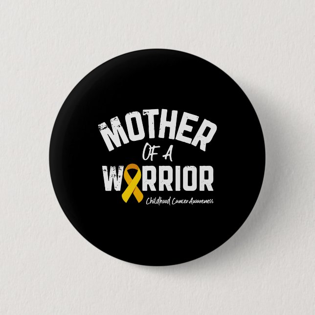 Mutter einer Mama zur Sensibilisierung für Krebs i Button (Vorderseite)