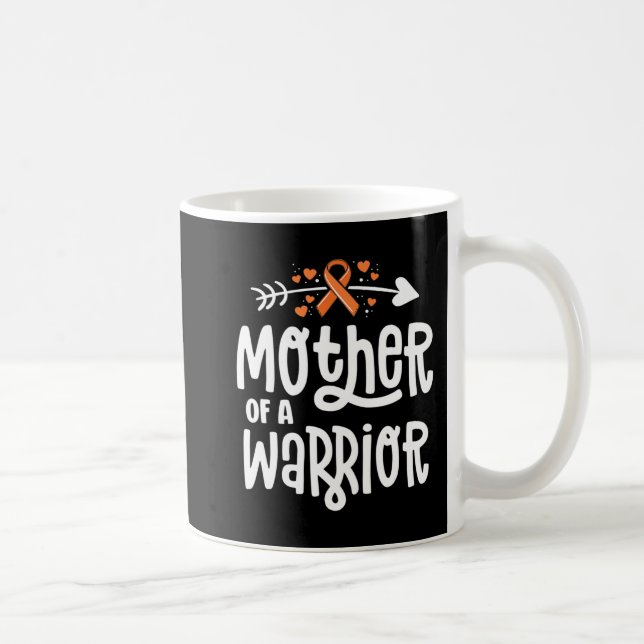 Mutter einer Warrior-Mama Leukämie Krebs Awa Kaffeetasse (Rechts)