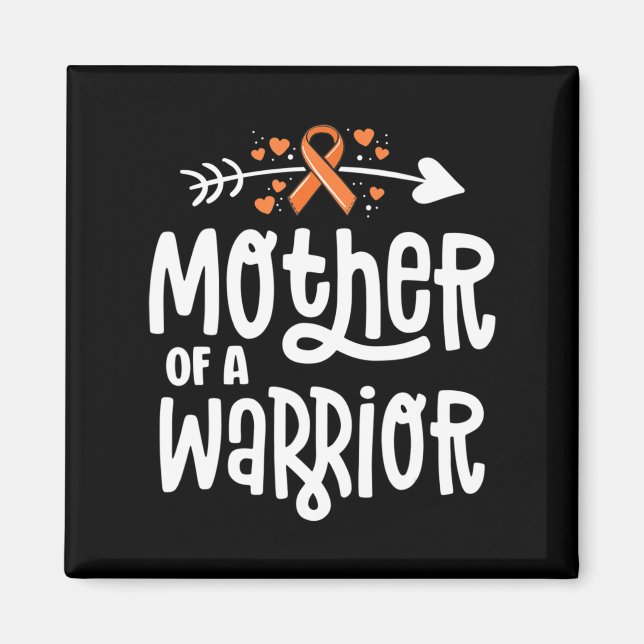 Mutter einer Warrior-Mama Leukämie Krebs Awa Magnet (Vorne)