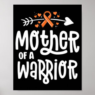 Mutter einer Warrior-Mama Leukämie Krebs Awa Poster