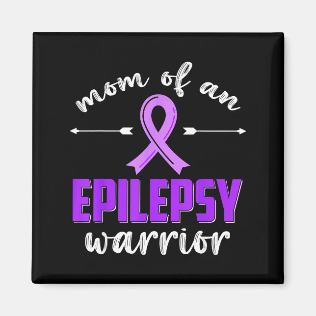 Mutter eines Epilepsie-Kriegers Epilepsie-Bewussts Magnet (Vorne)