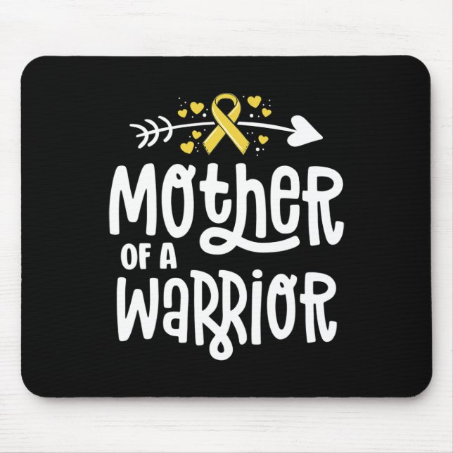Mutter eines kriegerischen Geschenks Familie Kinde Mousepad (Vorne)
