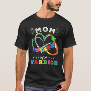 Mutter eines Kriegers Autismus-Bewusstsein Liebes- T-Shirt