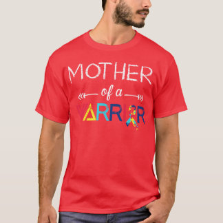 Mutter eines Kriegers Autismus lustig T-Shirt