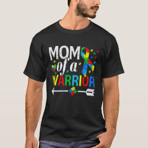 Mutter eines Kriegers Autismus Mutter Frauen liebe T-Shirt