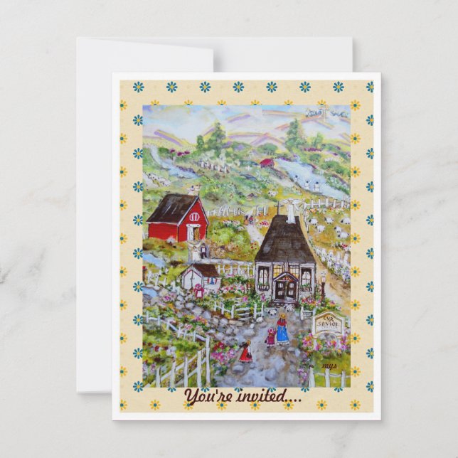 MUTTER-Einladung zur VISION Einladung (Vorderseite)