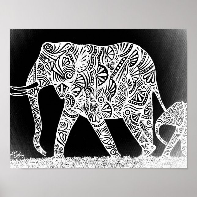 Mutter Elephant Poster (Vorne)