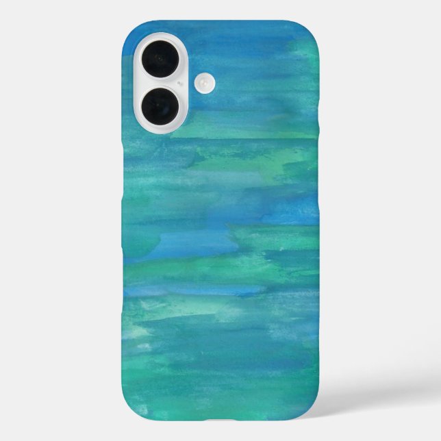 Mutter Erde Abstrakt in Blau Case-Mate iPhone Hülle (Rückseite)