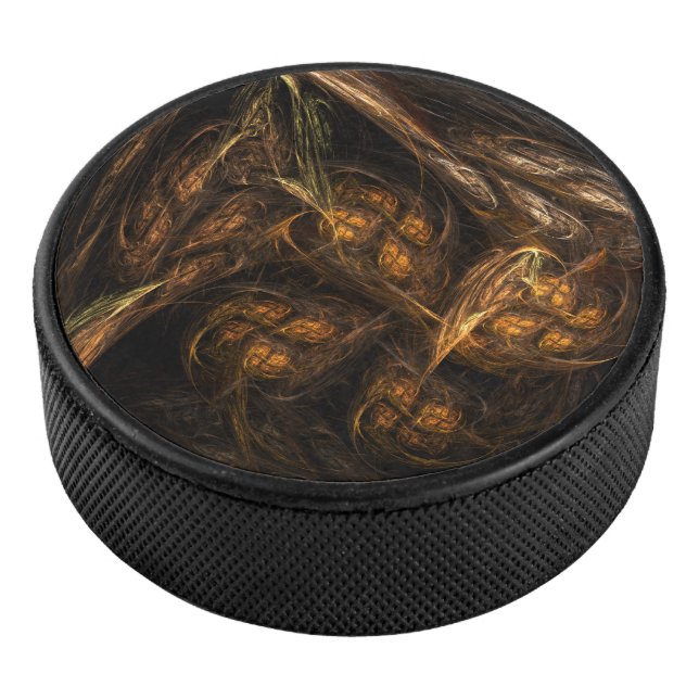 Mutter Erde Abstrakte Kunst Eishockey Puck (3/4)