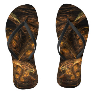 Mutter Erde Abstrakte Kunst Flip Flops