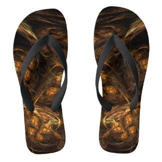 Mutter Erde Abstrakte Kunst Flip Flops
