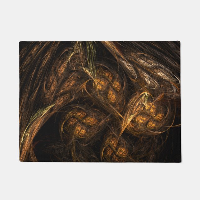 Mutter Erde Abstrakte Kunst Fußmatte (Vorderseite)