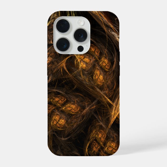 Mutter Erde Abstrakte Kunst iPhone Hülle (Rückseite)