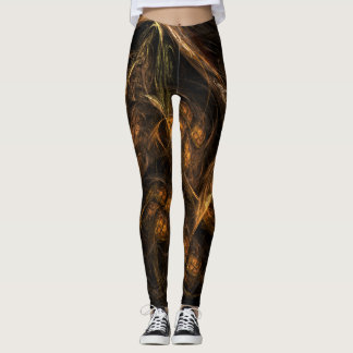 Mutter Erde Abstrakte Kunst Leggings