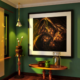 Mutter Erde Abstrakte Kunst Poster