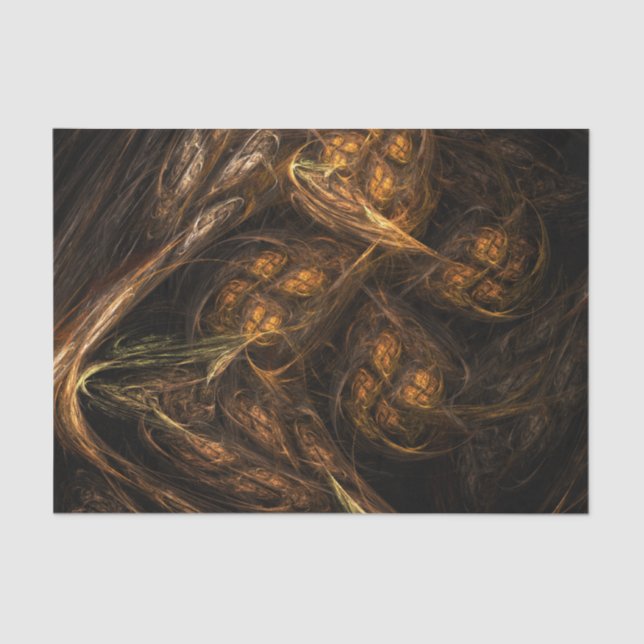 Mutter Erde Abstrakte Kunst Seidenpapier (Vorderseite)