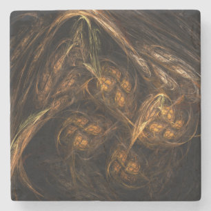 Mutter Erde Abstrakte Kunst Steinuntersetzer