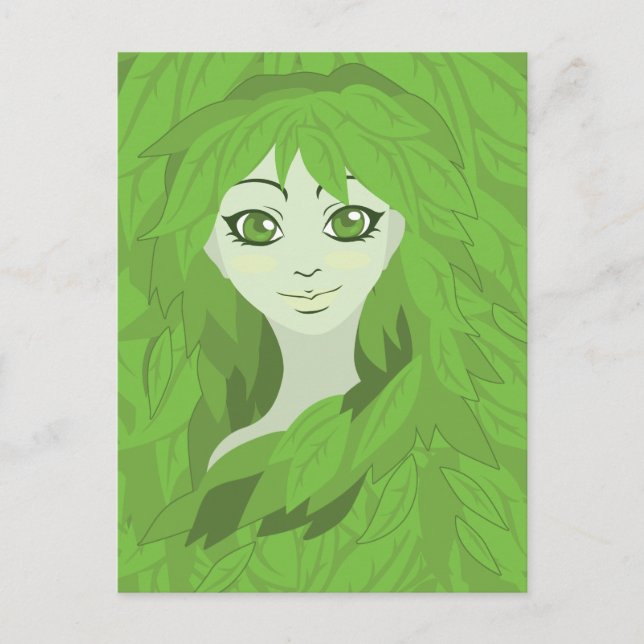 Mutter Erde (Awake) Postkarte (Vorderseite)