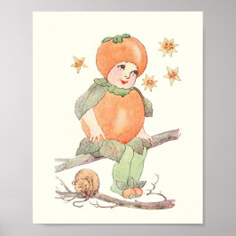 Mutter Erde Kinder - Little Ms Persimmon Poster