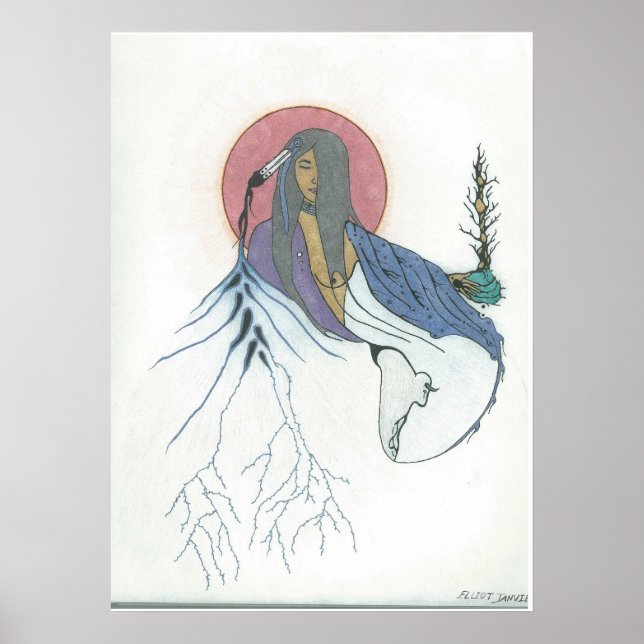 Mutter Erde Poster (Vorne)