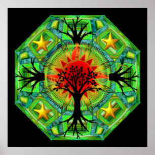 Mutter Erde Print Poster