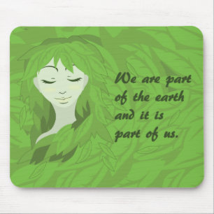 Mutter Erde (Schlafen) Mousepad