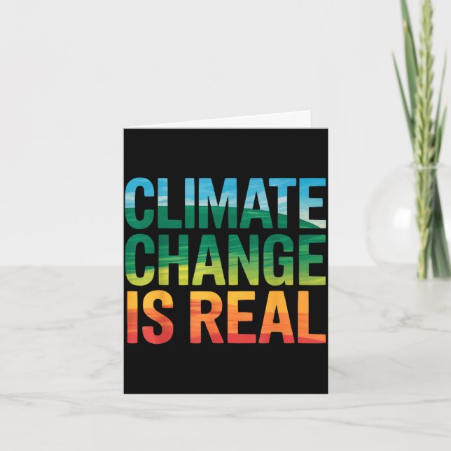 Mutter Erde Umweltschützer Klimawandel Erde Karte (Vorderseite)
