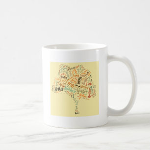 Mutter Erde Wolke in Form von Baum Tasse