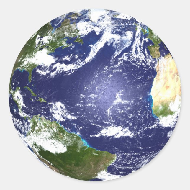 Mutter Erden-Aufkleber Runder Aufkleber (Vorderseite)