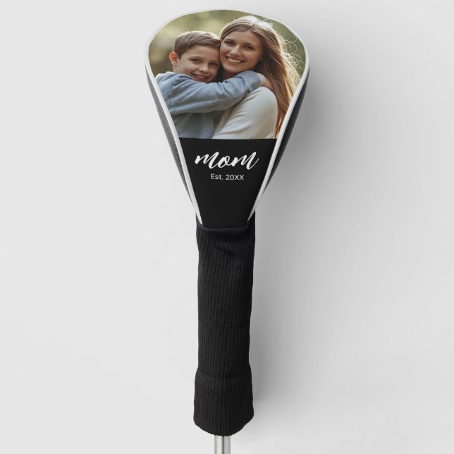 Mutter etablierte Foto Muttertag Golf Headcover (Vorderseite)
