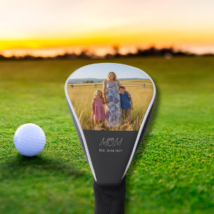 Mutter etablierte moderne Schrift Foto Golf Headcover