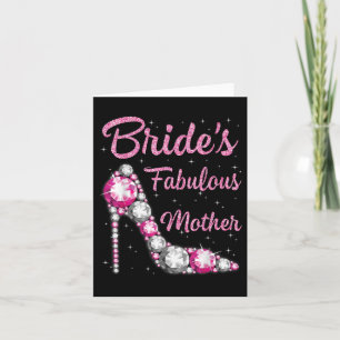 Mütter Fabulous Bride Happy Wedy Verheiratet Day V Karte