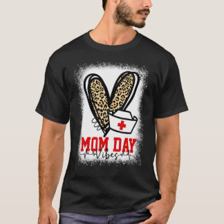 Mütter feiern Mama als Leopard Herzkrankheit für F T-Shirt