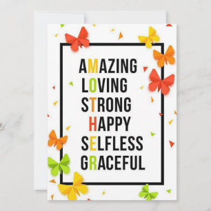 Mutter Feiertagskarte