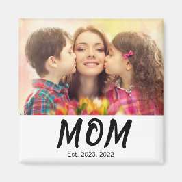Mutter Foto-Geschenk eingerichtet Magnet