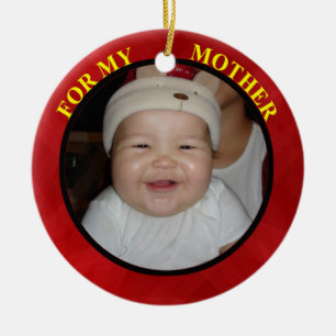 Mutter Foto Geschenk Tag & Ornament
