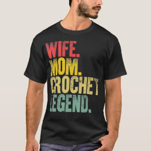 Mutter Frauen Lustiges Geschenk Ehefrau Mama Häke T-Shirt