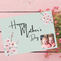 MUTTER für Mama Kirschblüte minimalistisches Bild