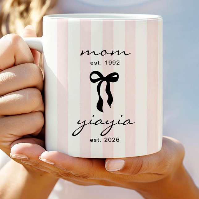 Mutter für Oma Tasse mit Schleife (Von Creator hochgeladen)
