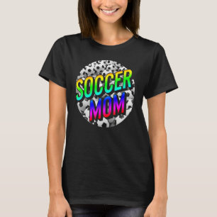 Mutter Fußball Mama Sportpartei Unterstützung Fußb T-Shirt