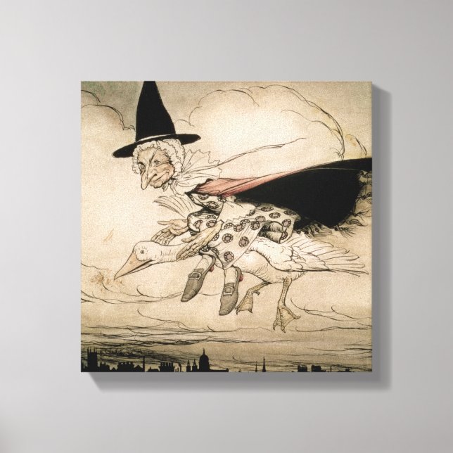 Mutter Gans, frontispiece of 'Mutter Gans The Ol Leinwanddruck (Vorderseite)