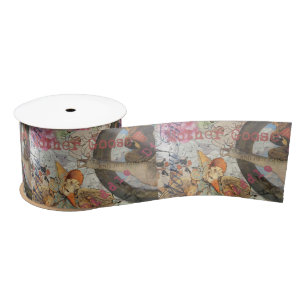 Mutter-Gans-Reim-Fairy-Tale Satinband