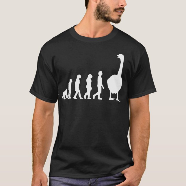 Mutter Gänse-Evolution T-Shirt (Vorderseite)