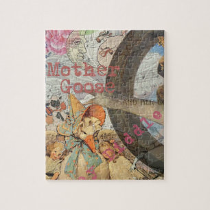 Mutter Gänse Kinderzimmer Rhyme Fairy Tale Puzzle