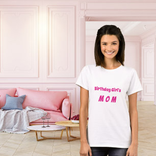 Mutter Geburtstagsmädchen heiß rosa T-Shirt